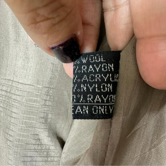 David Benjamin Women’s Beige Jacket Blazer Size 13/14 - Picture 7 of 11